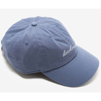 「docdocdoc LOGO」Baseball Low Cap 　blue grey