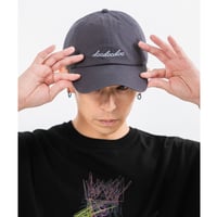 「docdocdoc LOGO」Baseball Low Cap  charcoal