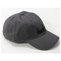 「docdocdoc GIGA LOGO」Baseball Low Cap  charcoal　<black print>
