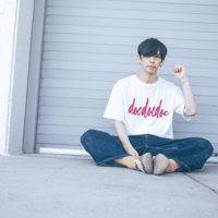 「docdocdoc GIGA LOGO」 Short Sleeve Tshirt /  ホワイト　半袖　ビックシルエット