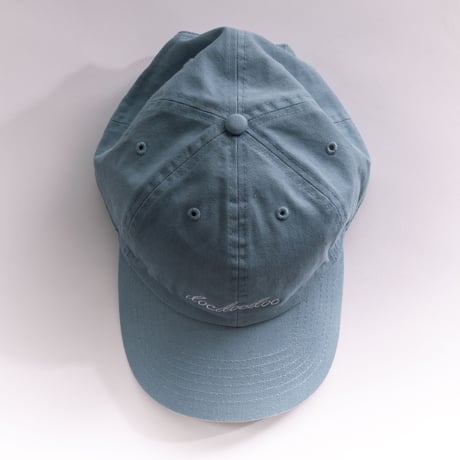 「docdocdoc LOGO」Baseball Low Cap 　blue mint