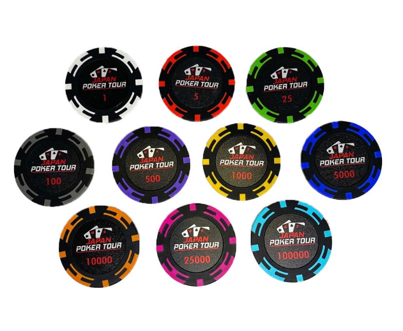 JPTポーカーチップ サンプル11枚セット | Poker Goods Production