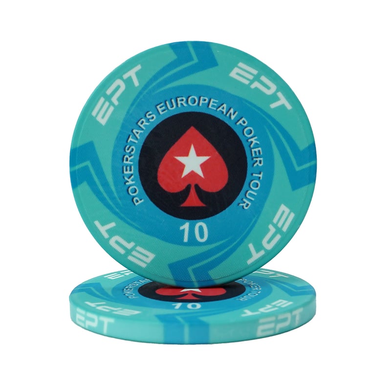 たくあん‼️ポーカーチップ　EPT ② EPT ポーカーチップ 25枚セット | Poker Goods Production