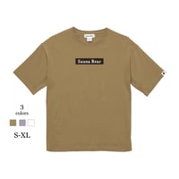 サウナベアボックスロゴビッグシルエットTシャツ