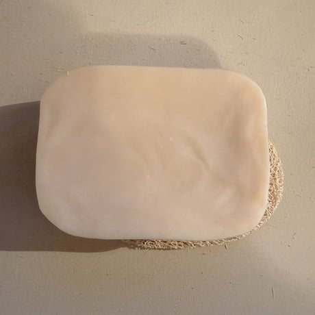 廃油でできた台所用固形石鹸「うてなちゃん」｜天然サイザル麻スポンジセット