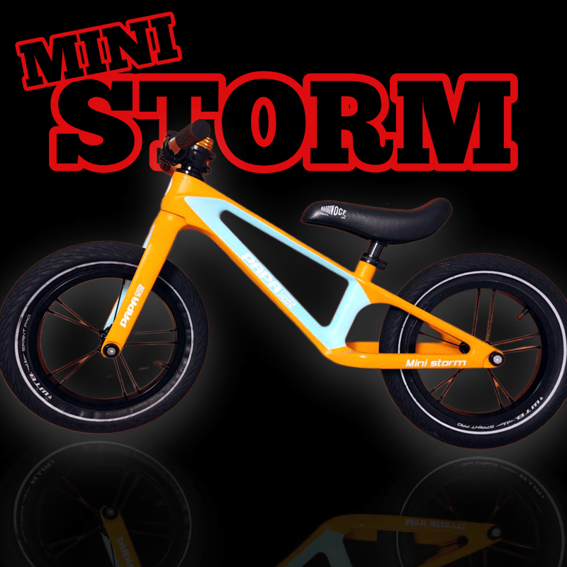 送料無料】papabike ministormランバイク ステム シート付き
