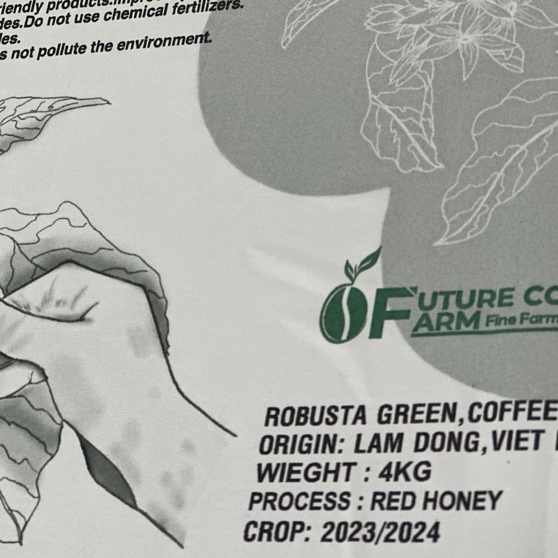 futurecoffeefarm ToiさんnatureロブスタRed-Honey100g |