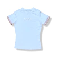 Swarovski Logo Body Fit T-shirt White