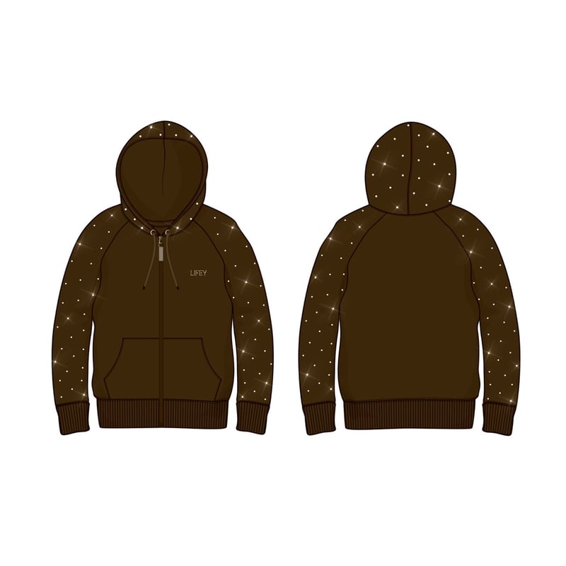 ＿SPRINKLE＿Custom Swarovski Hoodie | LIFEY