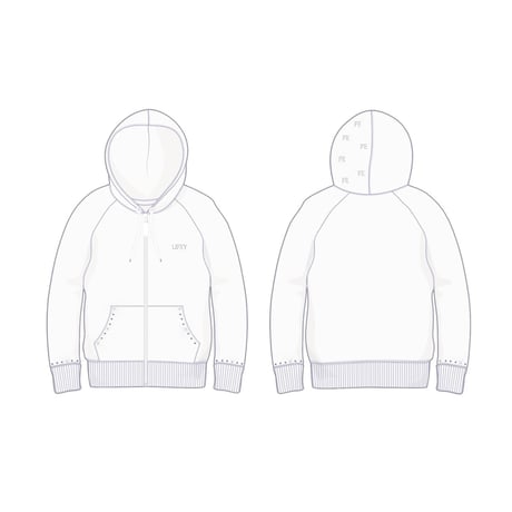 ＿FE LOGO＿Custom Swarovski Hoodie
