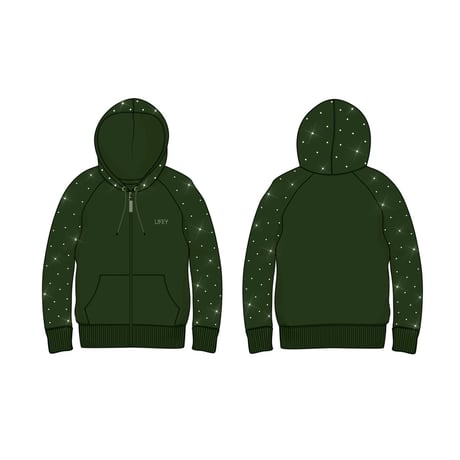 ＿SPRINKLE＿Custom Swarovski Hoodie