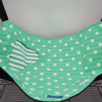 「水玉ハートハンモック　グリーン」