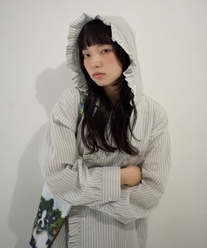ジャケット・アウター hiand Active Ruffle Shirt Active Ruffle Shirt - HIAND