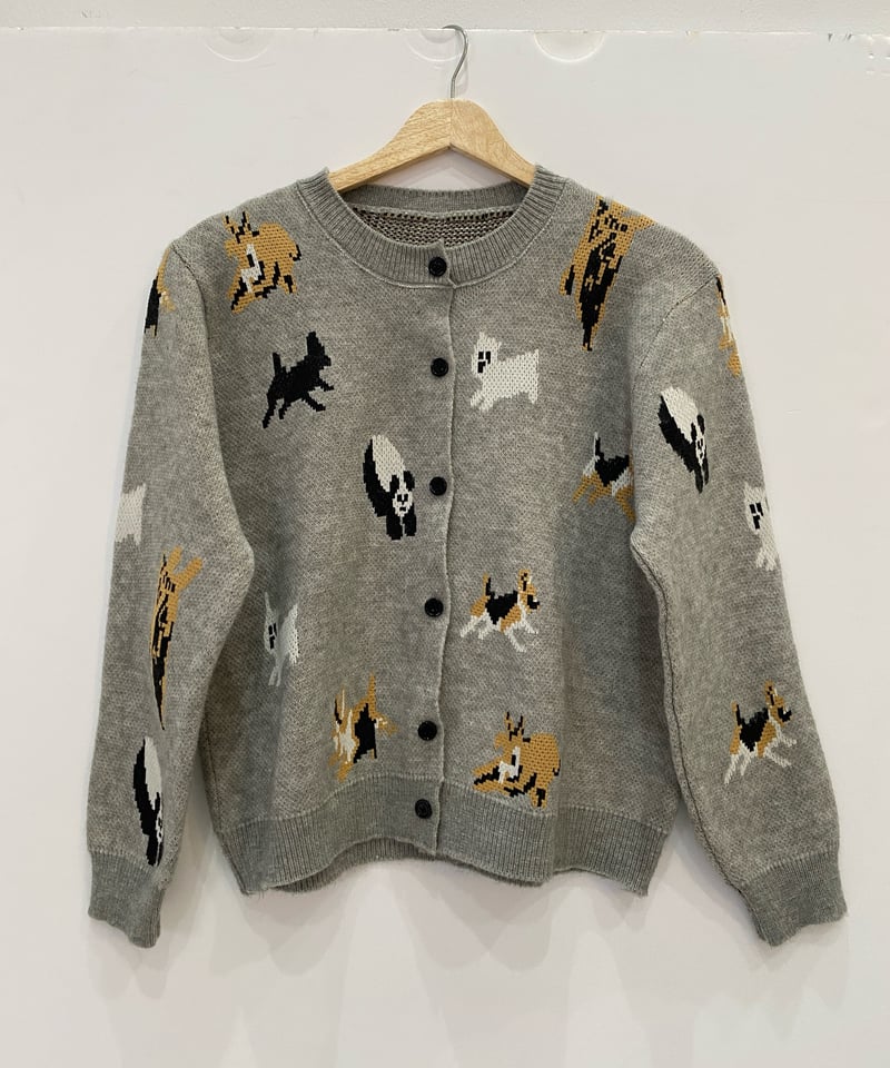 animal motif cardigan | wissy