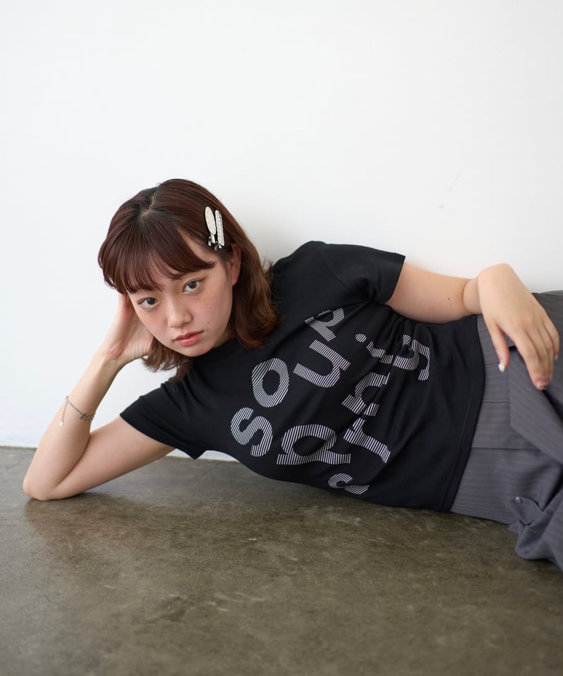 Typography Tee(black) | wissy