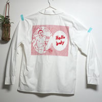 Hello body 開襟シャツ