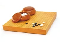 本榧二寸盤セット（蛤碁石）