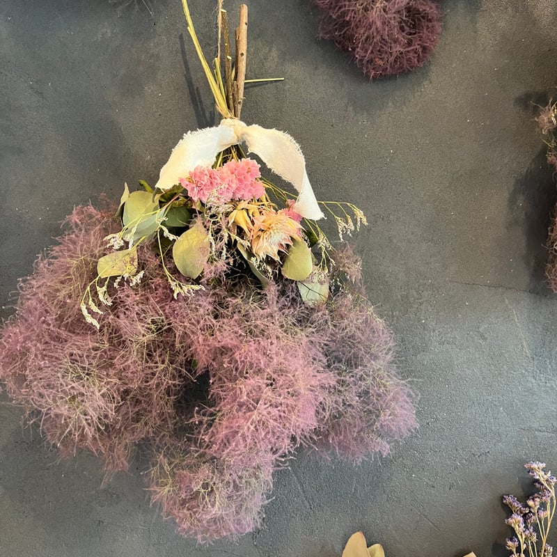 スモークツリー◇スワッグ◇ スモークツリースワッグドライフラワー