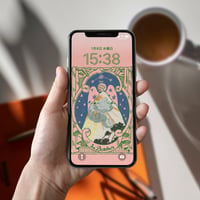 スマホ待受画像｜Le Bateleur -tea rose-