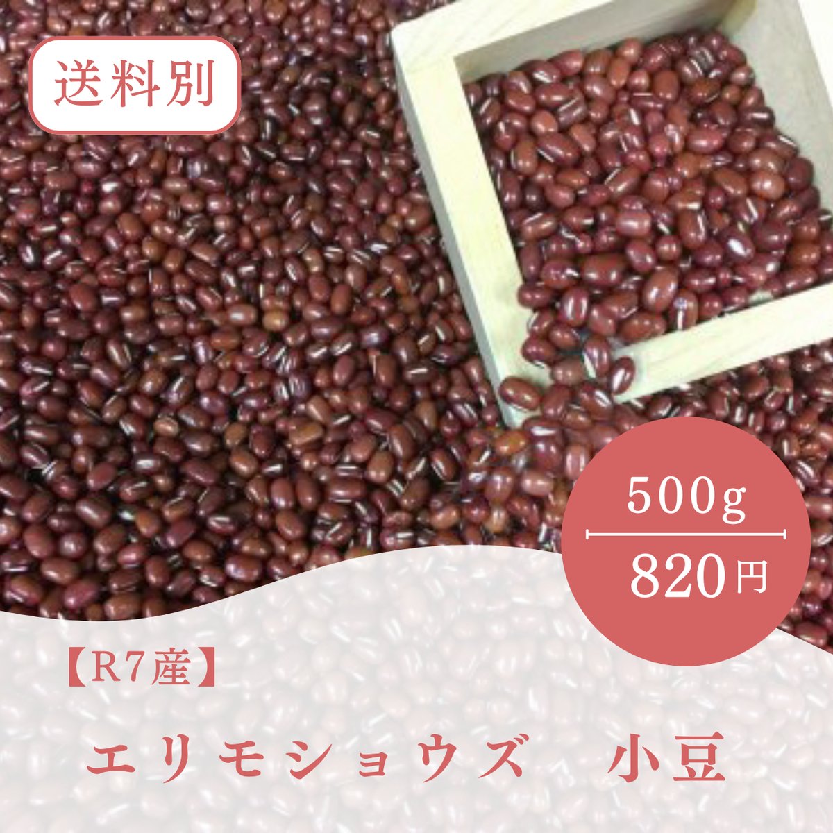 R7産】エリモショウズ 小豆 あずき 500g | なつぞら市場