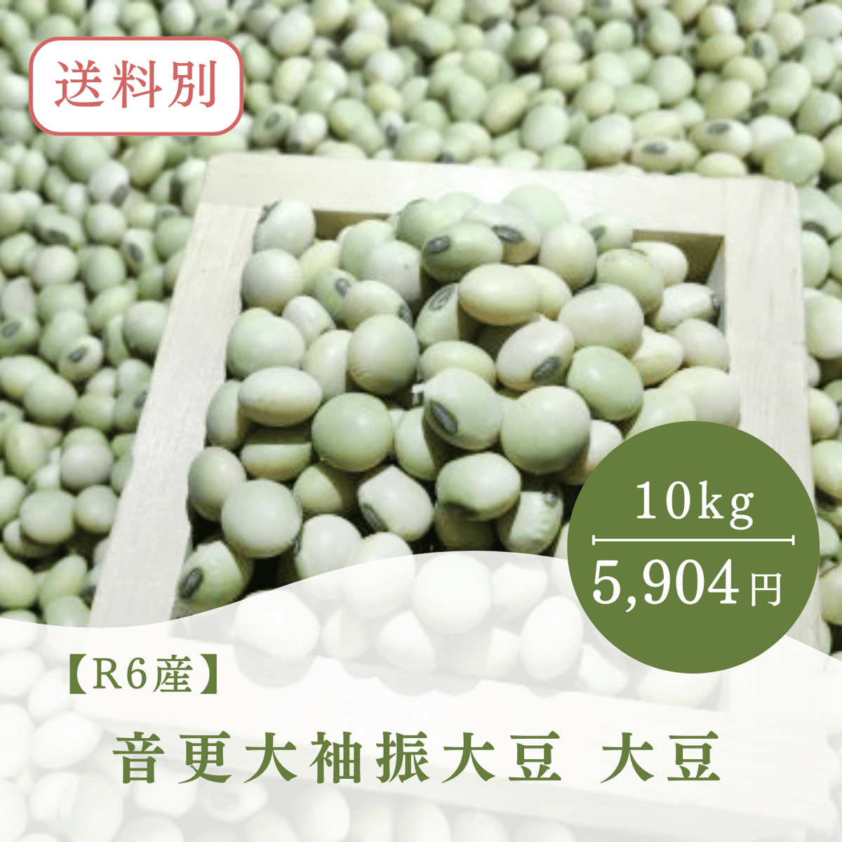 大豆 R6産】音更大袖振大豆 大豆 10kg | なつぞら市場