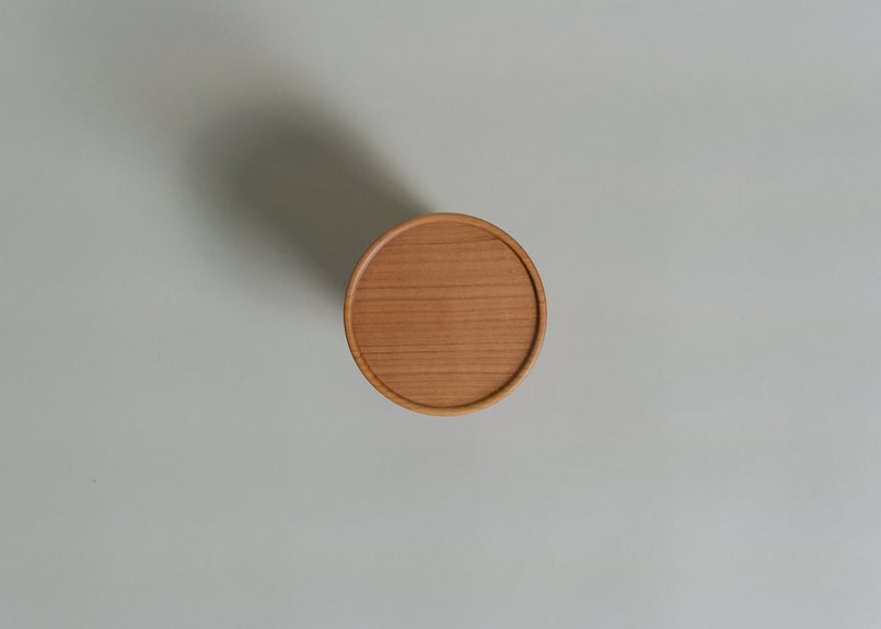 Raku cup Long（蓋付）/ 木工 / ふもとのさともの | ふもとの