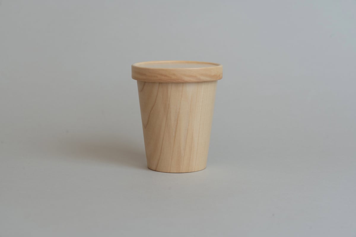 Raku cup Long（蓋付）/ 木工 / ふもとのさともの | ふもとのさともの