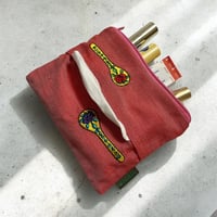 【スプーン柄】プラナカン刺繍ミニティッシュポーチ