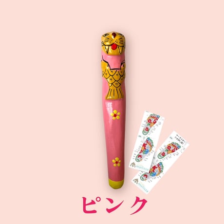 マーライオンマッサージスティック(ツボ押し棒) 足ツボマップ付き/個