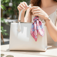 【ピンク】バティックハンカチ
