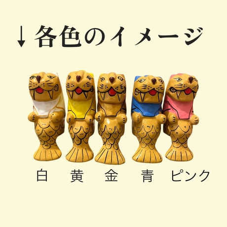 マーライオン木彫り