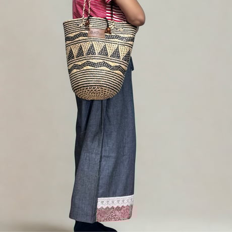 【ガウチョパンツ】ダークグレー