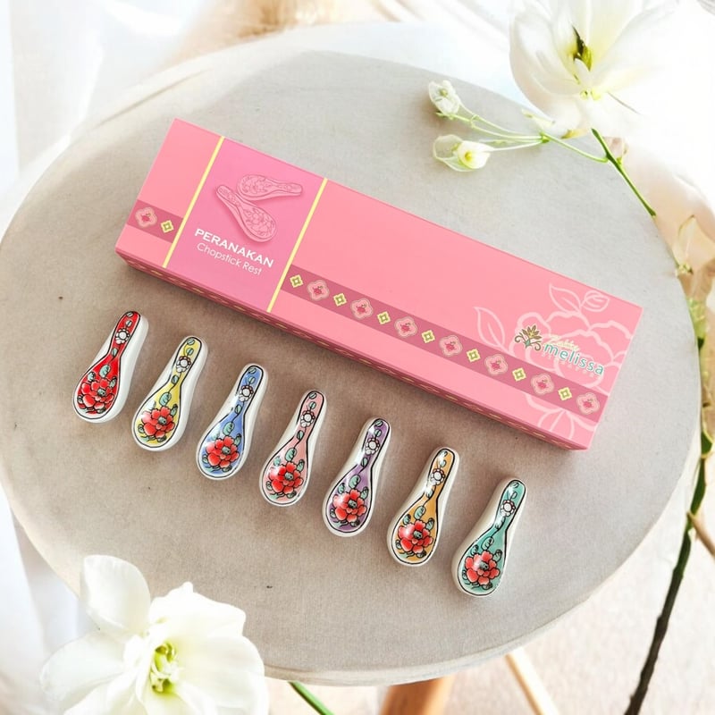 プラナカンスプーン箸置きセット（7個入り） | メリッサ雑貨