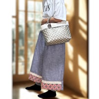 【ガウチョパンツ】ライトグレー