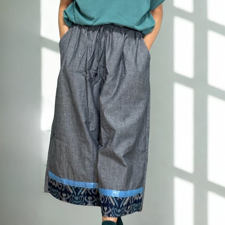 【ガウチョパンツ】ダークグレー