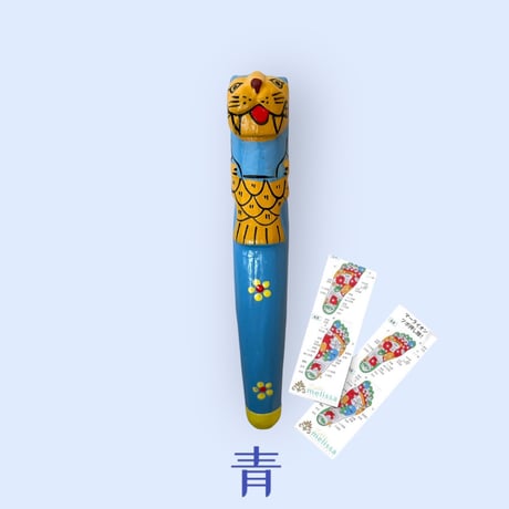 マーライオンマッサージスティック(ツボ押し棒) 足ツボマップ付き/個