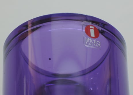 【廃番】 旧 ライラック イッタラ キャンドルホルダー マリメッコ キビ IITTALA KIVI Lilac marimekko