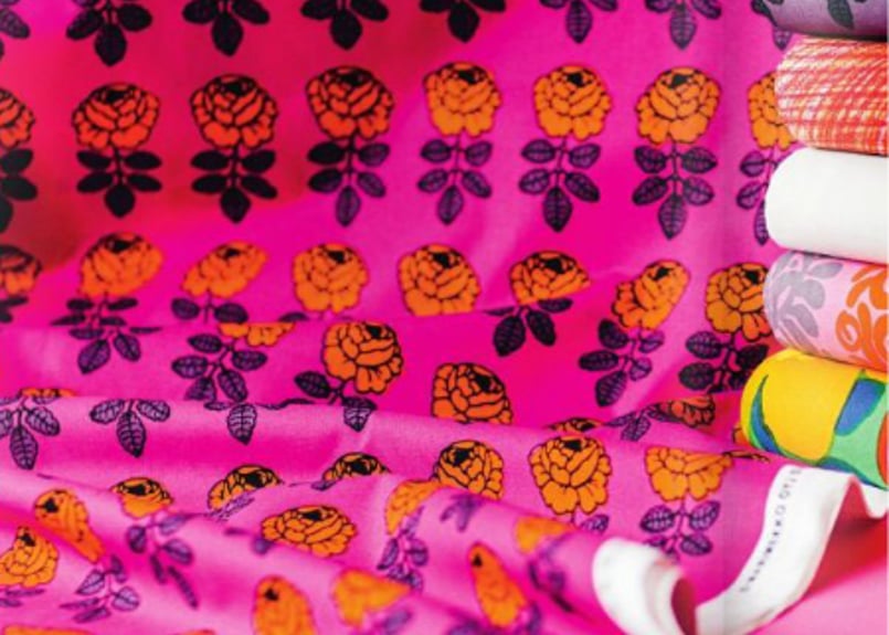 Vihkiruusu wedding rose ヴィヒキルース ピンク ファブリック マリメッ