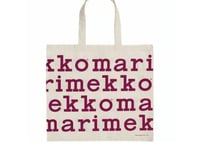 マリメッコ ロゴ バッグ ノベルティ パープル ロゴバッグ ファブリックバッグ トートバッグ marimekko