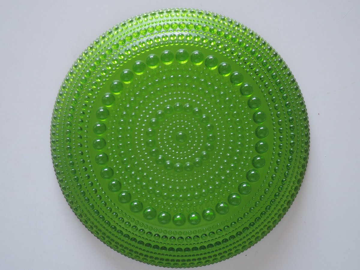 ビンテージ】 グリーン 17cm プレート イッタラ カステヘルミ iittala