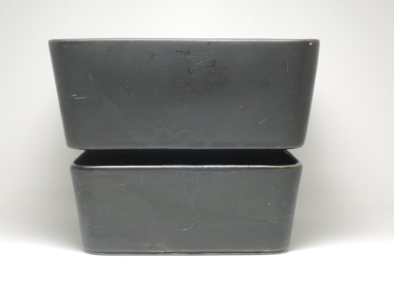 ARABIA 植木鉢 フラワーポット LB 角 黒 アラビア ポット Richard Lind
