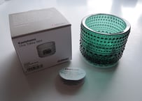【廃盤】 エメラルド カステヘルミ キャンドルホルダー イッタラ iittala kastehelmi Emerald