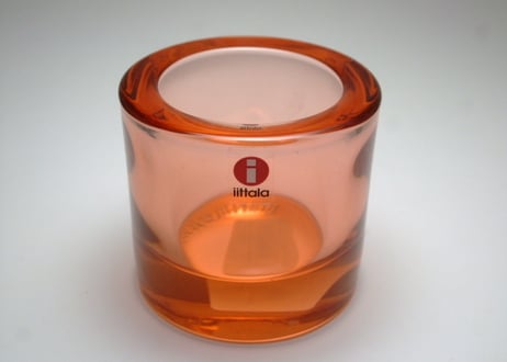 サーモンピンク イッタラ キビ キャンドルホルダー iittala kivi Salmon pink