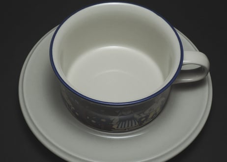 【ヴィンテージ】 アラビア カレワラ  ティーカップ＆ソーサー  カレヴァラ　ARABIA FINLAND KALEVALA TEE CUP & SAUCER  (2)