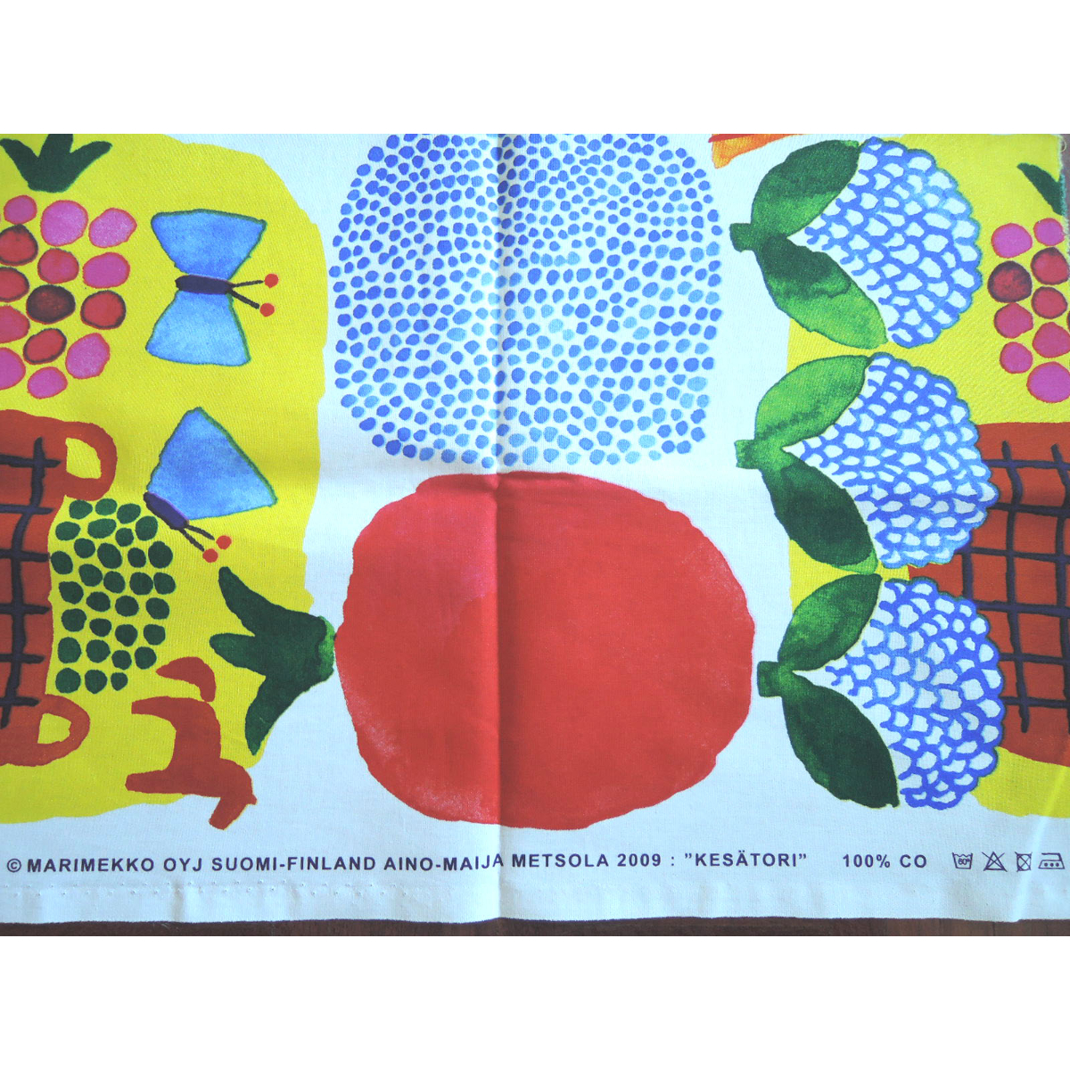 新品】マリメッコ ケサトリ ファブリック 生地 145x107cm 新品】マリメッコ ケサトリ ファブリック 生地 145x107cm