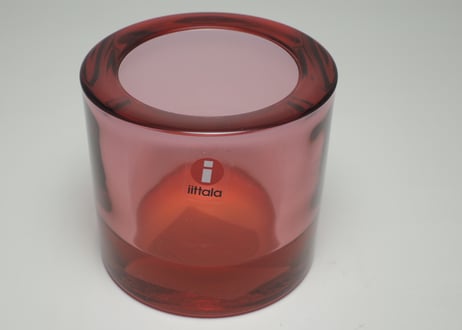 【箱付き】 レッドガーネット イッタラ キビ キャンドルホルダー iittala kivi Red garnet