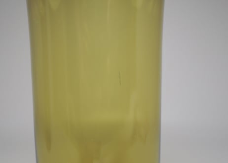カイ・フランク 1725 トランペット タンブラー オリーブ ヌータヤルヴィ ステッカー付 KAJ FRANCK Tumbler Nuutajarvi