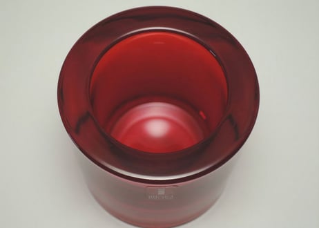 【旧ロゴ】 イッタラ キビ キャンドルホルダー iittala kivi Red