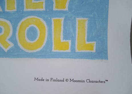 ムーミン トーベヤンソン ポスター MOOMIN POSTER TOVE JANSSON Finn Family Moomintroll 50×70cm