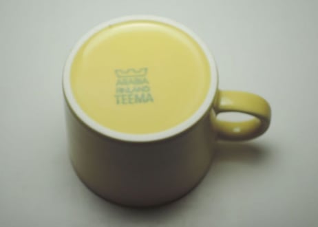 アラビア 王冠 コーヒーカップ＆ソーサー ティーマ イエロー C&S ひよこ